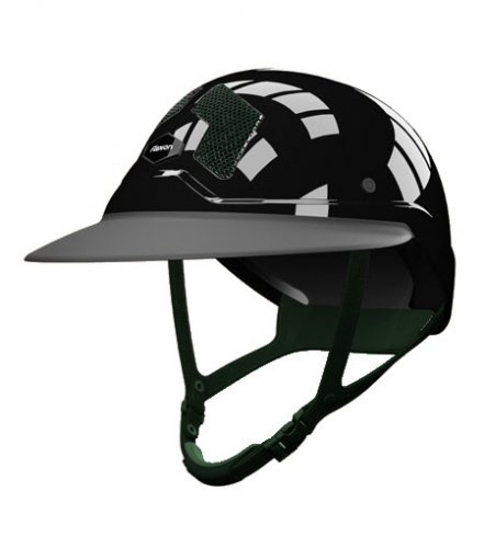 Kask jeździecki ARMET Star Angel - FLEX-ON - black/dark green M
