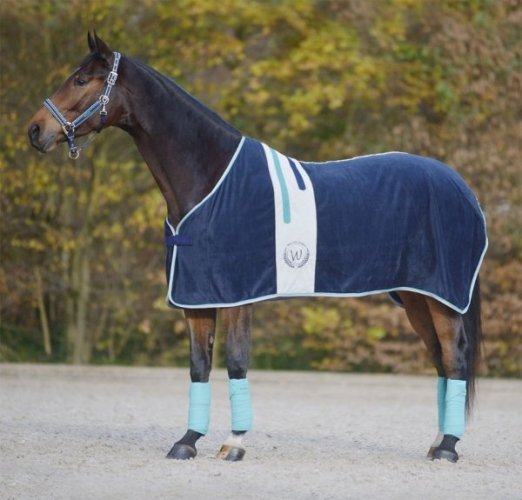 Derka polarowa EDITION n.blue/turquise - WALDHAUSEN