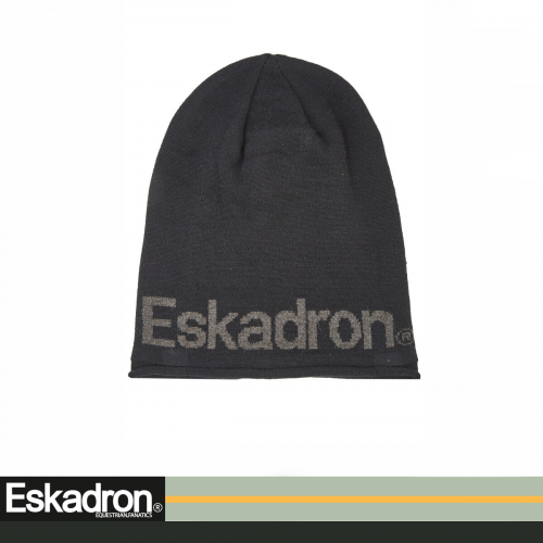 Czapka KNIT LOGO - Equestrian Fanatics AW21 - Eskadron - black