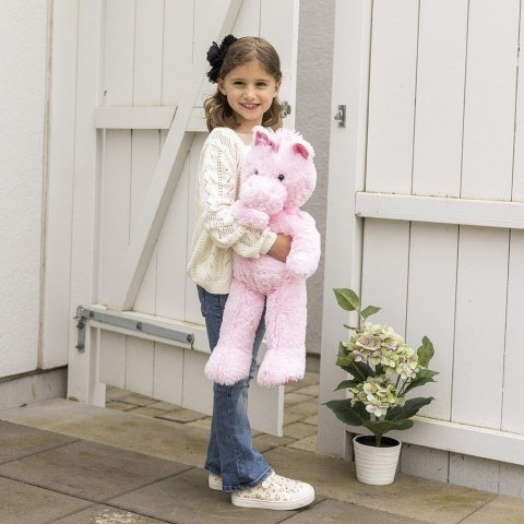 Pluszak jednorożec 60 cm - TEDDYKOMPANIET - różowy