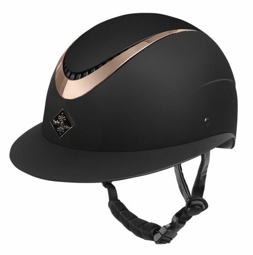 Kask jeździecki APOLEUS Rosegold W-V - Fair Play 