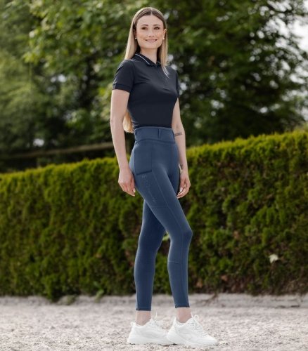 Legginsy młodzieżowe ELLA GLAM ELT - Waldhausen  - denim blue 
