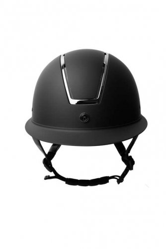 Kask Atmos Metallic II - black - steel - Horze