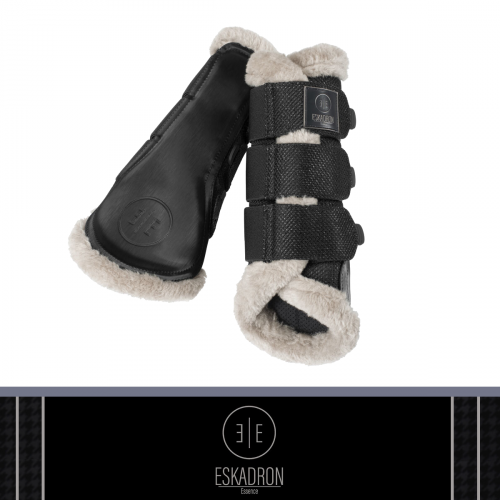  Ochraniacze GLITTER MESH FAUXFUR Essence 2022 - Eskadron - black
