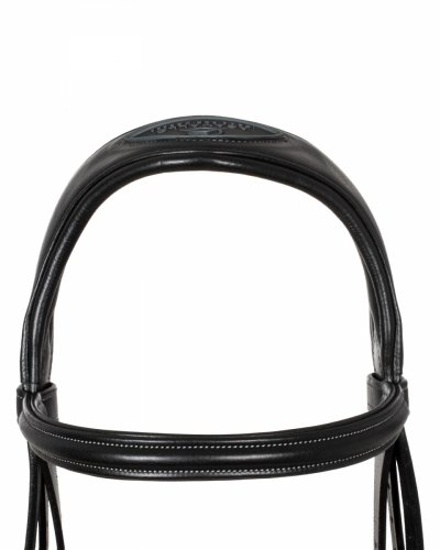 Ogłowie anatomiczne Guernica - ACAVALLO - black 