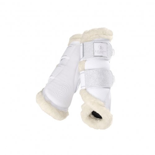 Ochraniacze MESH SOFTSLATE EVO-WOOL Platinum Pure 2023 - Eskadron - white