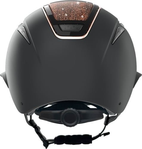 Kask jeździecki Elite Polo - Covalliero - różowe złoto