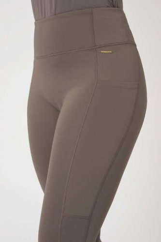 Legginsy jeździeckie ALYSSA - Horze - Iron Grey Brown