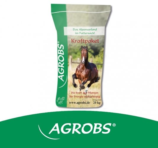 AGROBS – Kraftpaket sieczka z lucerną pellet 20 kg