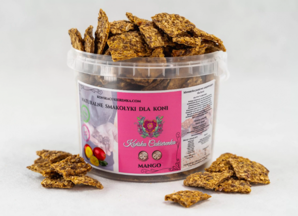 Naturalne ciasteczka 3.5L - Końska Cukierenka - mango