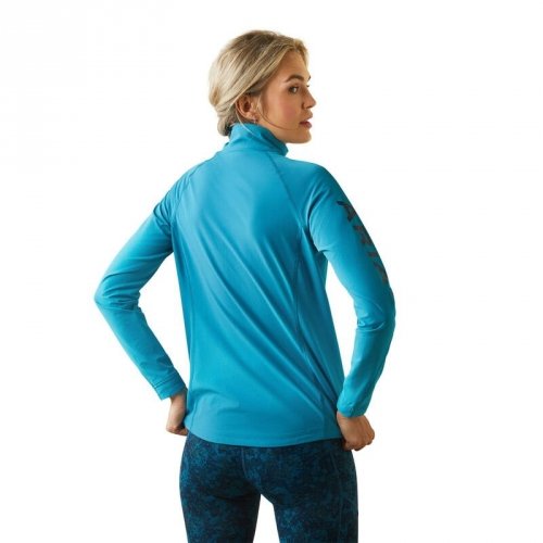 Kurtka damska AGILE SOFTSHELL - Ariat - mosaic blue