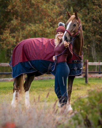 Bryczesy damskie QIARA AW23 - QHP - navy