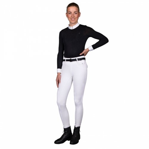 Legginsy jeździeckie zimowe JULIET Full Grip AW 24/25 - QHP
