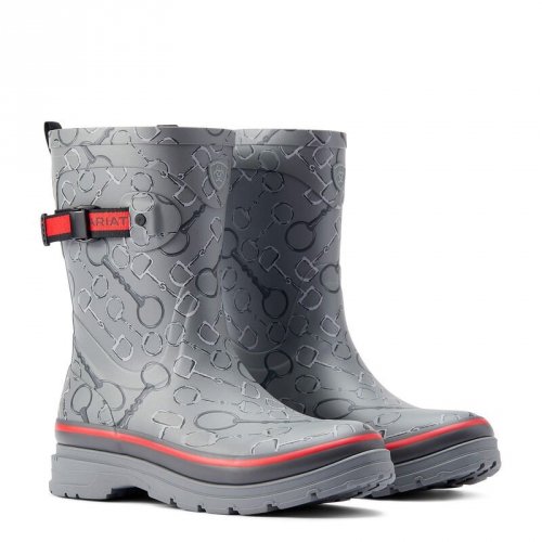 Kalosze KELMARSH MID - Ariat - grey bit print 