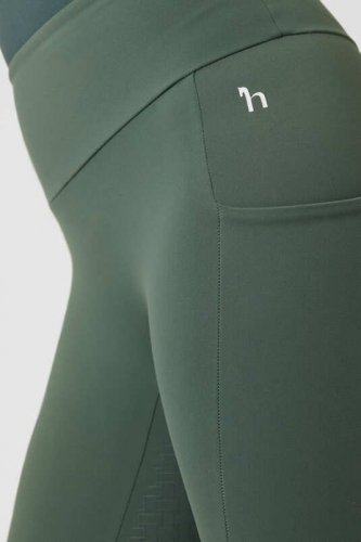 Legginsy damskie jeździeckie GINNY - Horze - cilantro green