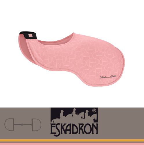 Derka treningowa EXERCISE RUG FLEECE STAMP BIT Platinum 2025 - Eskadron - soft rouge