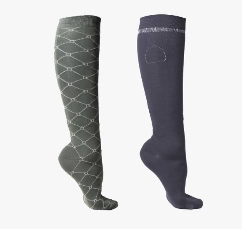 Podkolanówki jeździeckie AW 23 2-pak - QHP