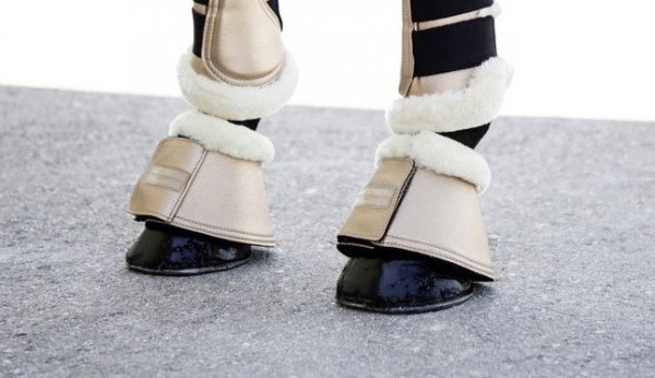 Kaloszki z futerkiem METALLIC SS21 - Covalliero