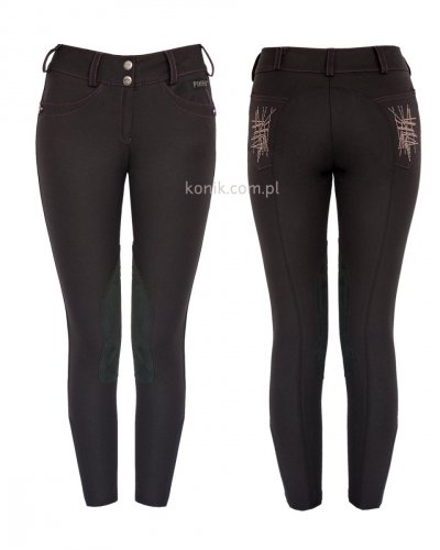 Bryczesy Pikeur LINETTE II pół lej - black