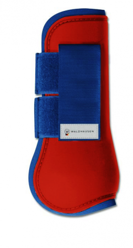 Ochraniacze skokowe ESPERIA przody - Waldhausen - red/darkblue