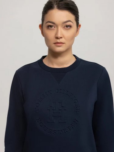 Bluza damska ILLINOIS GRAFIK - Tommy Hilfiger Equestrian - desert sky