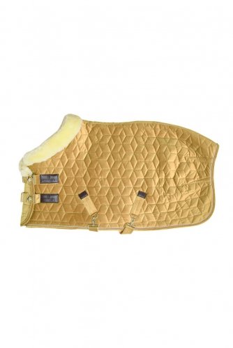 Derka stajenna Show Rug Velvet 160g - Kentucky - mustard 