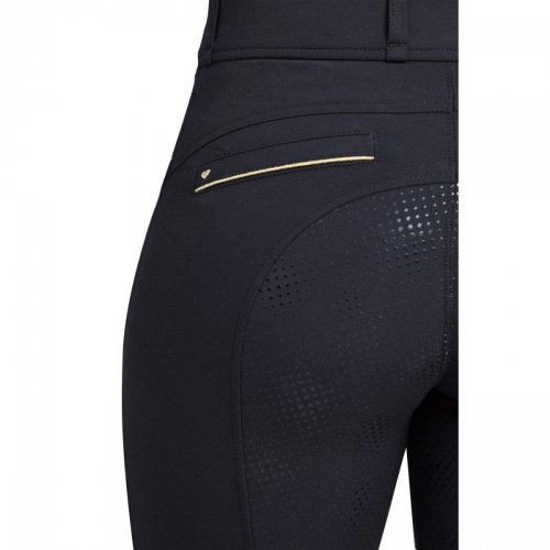 Bryczesy damskie ANNBER Grip High Waist - Spooks - dark blue