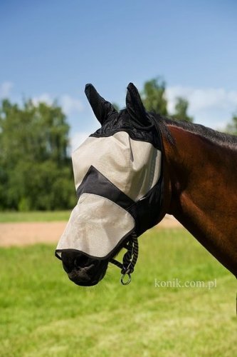 Maska przeciw owadom z ochroną nosa - EQUI-THEME