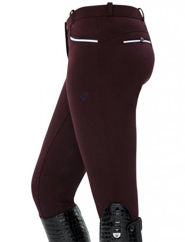 Bryczesy damskie RICARDA Full Grip - Spooks - burgundy