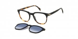 OKULARY KOREKCYJNE DAVID BECKHAM DB 7120CS WR7 51 ROZMIAR M + NAKŁADKA Z POLARYZACJĄ