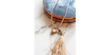 Łańcuszek do okularów McTassel Beige