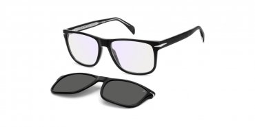 OKULARY KOREKCYJNE DAVID BECKHAM DB 1188C 807 57 ROZMIAR M + NAKŁADKA Z POLARYZACJĄ