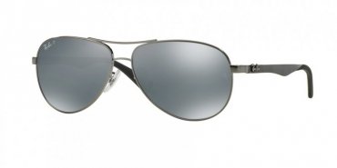 OKULARY RAY-BAN® CARBON FIBRE RB 8313 004/K6 61 ROZMIAR L Z POLARYZACJĄ