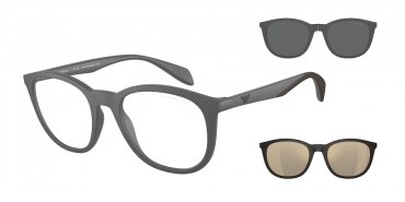 OKULARY KOREKCYJNE EMPORIO ARMANI EA 4211 51261W 52 ROZMIAR M + NAKŁADKI