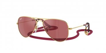OKULARY DZIECIĘCE RAY-BAN® JUNIOR AVIATOR RJ 9506S 223/B5 52