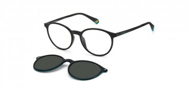 OKULARY KOREKCYJNE POLAROID PLD 6137CS 807 52 ROZMIAR M + NAKŁADKA Z POLARYZACJĄ