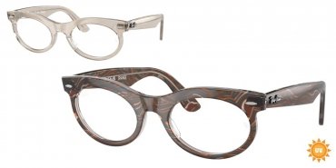 OKULARY KOREKCYJNE RAY-BAN® WAYFARER OVAL RX 2242V 8291 50 ROZMIAR M