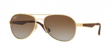 OKULARY RAY-BAN® RB 3549 001/T5 58 ROZMIAR M Z POLARYZACJĄ