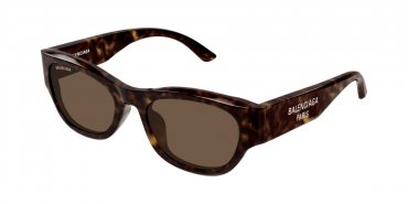 OKULARY BALENCIAGA BB 0389SK 002 55 ROZMIAR M