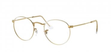 OKULARY KOREKCYJNE RAY-BAN® ROUND METAL RX 3447V 3104 47 ROZMIAR S
