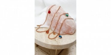 Łańcuszek do okularów Ella Rose Gold