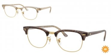 OKULARY KOREKCYJNE RAY-BAN® CLUBMASTER RX 5154 8291 53 ROZMIAR M