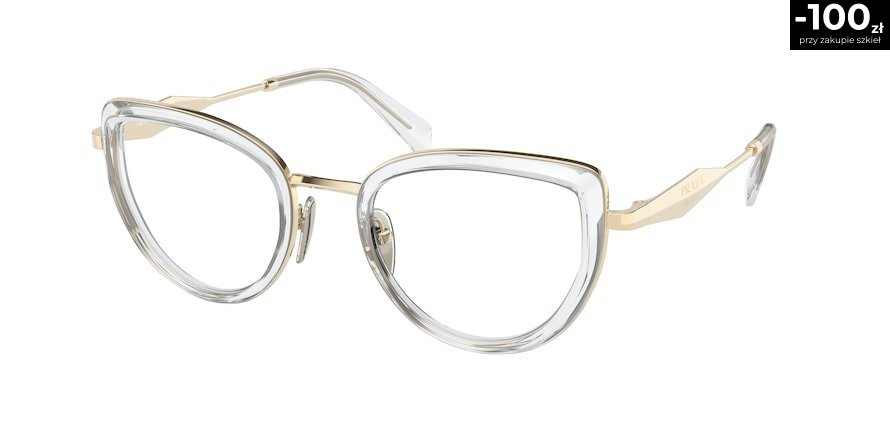 OKULARY KOREKCYJNE PRADA EYEWEAR PR 54ZV 2AZ1O1 51 ROZMIAR S