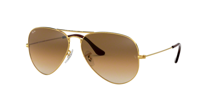 OKULARY RAY-BAN® AVIATOR LARGE METAL RB 3025 001/51 55 ROZMIAR S