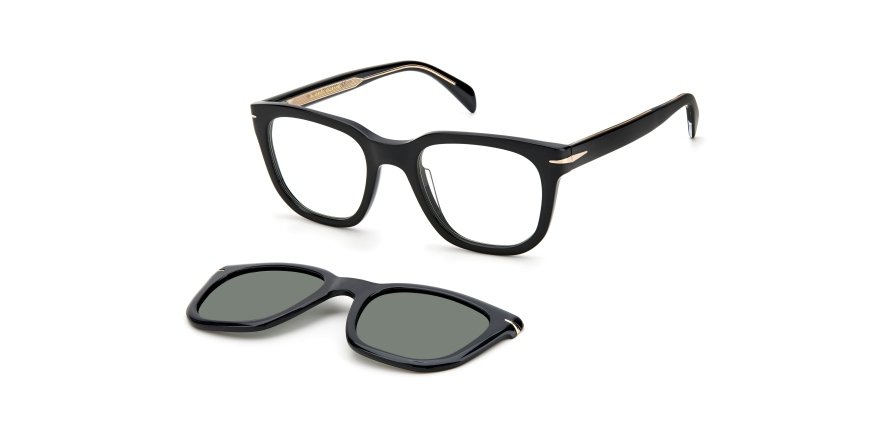 OKULARY KOREKCYJNE DAVID BECKHAM DB 7043CS 807 50 ROZMIAR M + NAKŁADKA Z POLARYZACJĄ