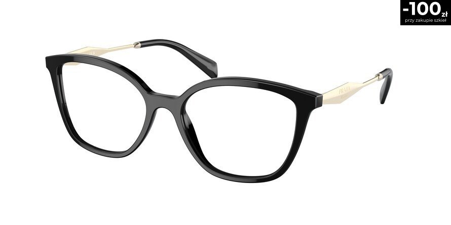 OKULARY KOREKCYJNE PRADA EYEWEAR PR 02ZV 1AB1O1 52 ROZMIAR S