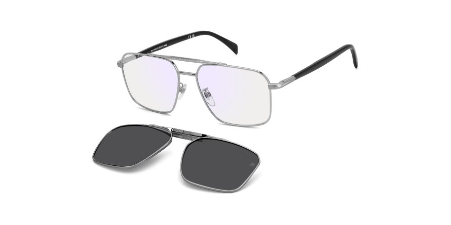 OKULARY KOREKCYJNE DAVID BECKHAM DB 1187GC KJ1 57 ROZMIAR M + NAKŁADKA Z POLARYZACJĄ