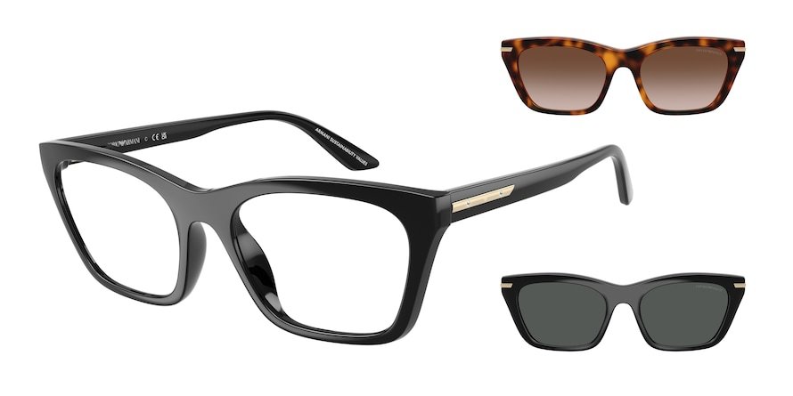 OKULARY KOREKCYJNE EMPORIO ARMANI EA 4274BU 50171W 53 ROZMIAR M + NAKŁADKA