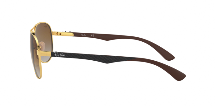 OKULARY RAY-BAN® CARBON FIBRE RB 8313 001/51 58 ROZMIAR M