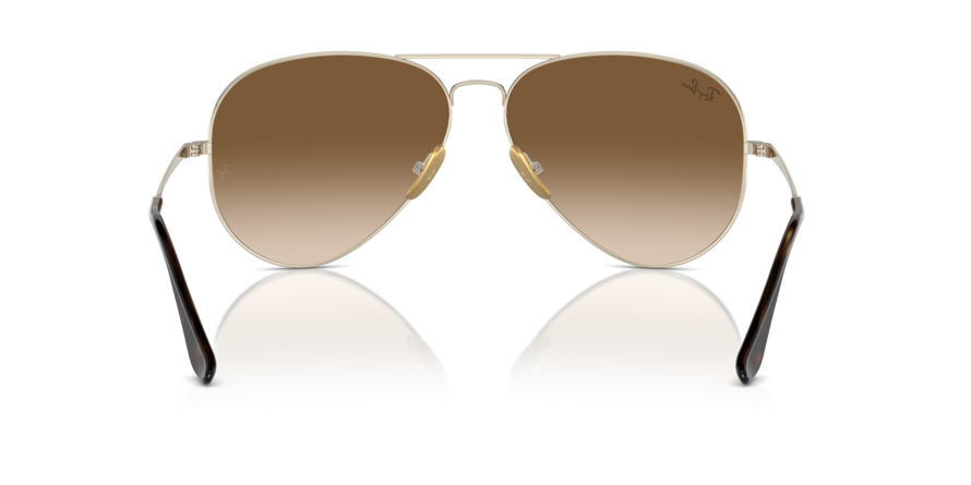 OKULARY RAY-BAN® AVIATOR TITANIUM RB 8089 926551 58 ROZMIAR M